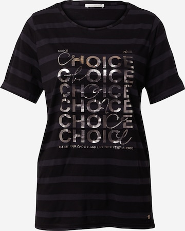 Key Largo Μπλουζάκι 'CHOICE' σε μαύρο: μπροστά
