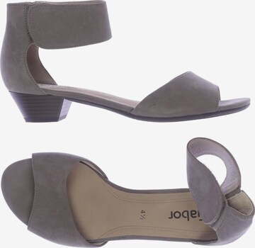 GABOR Sandals & High-Heeled Sandals in 37,5 in Grey: front