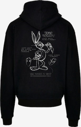 Sweat-shirt 'Looney Tunes Bugs Bunny Drawing Instruction' F4NT4STIC en noir : devant