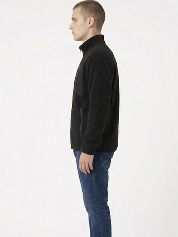 A Question Of (AQO) Overgangsjakke 'David Micro Fleece Zipper' i sort