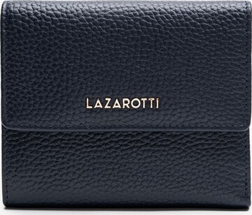 Lazarotti Wallet 'Bologna' in Blue: front