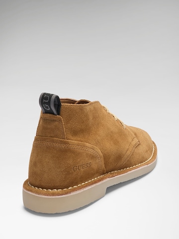 GUESS Schnürschuh in Braun