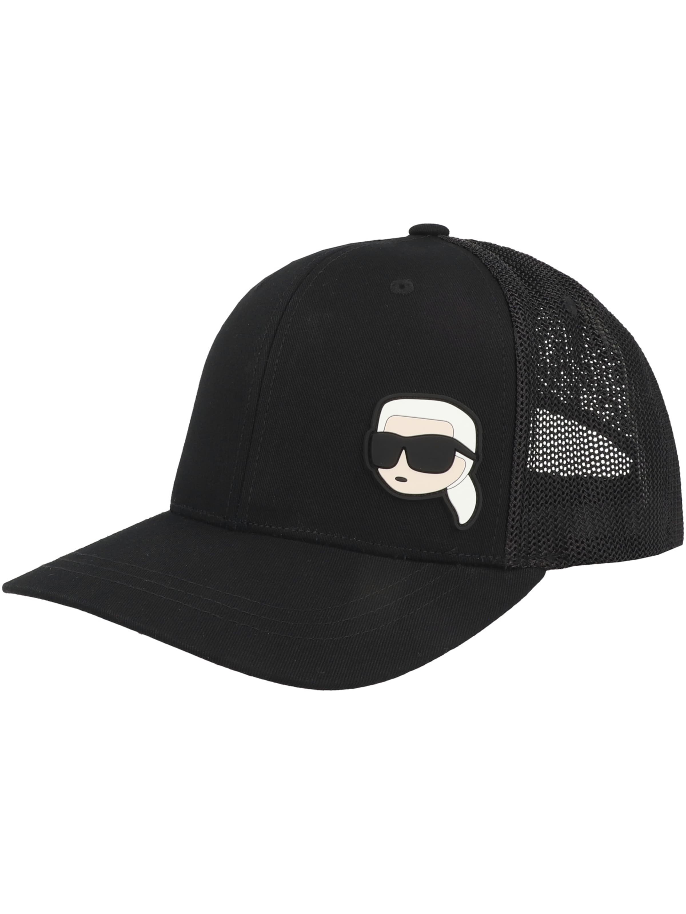 Karl Lagerfeld Casquette de sport ' 805619 ' en noir, Vue avec produit