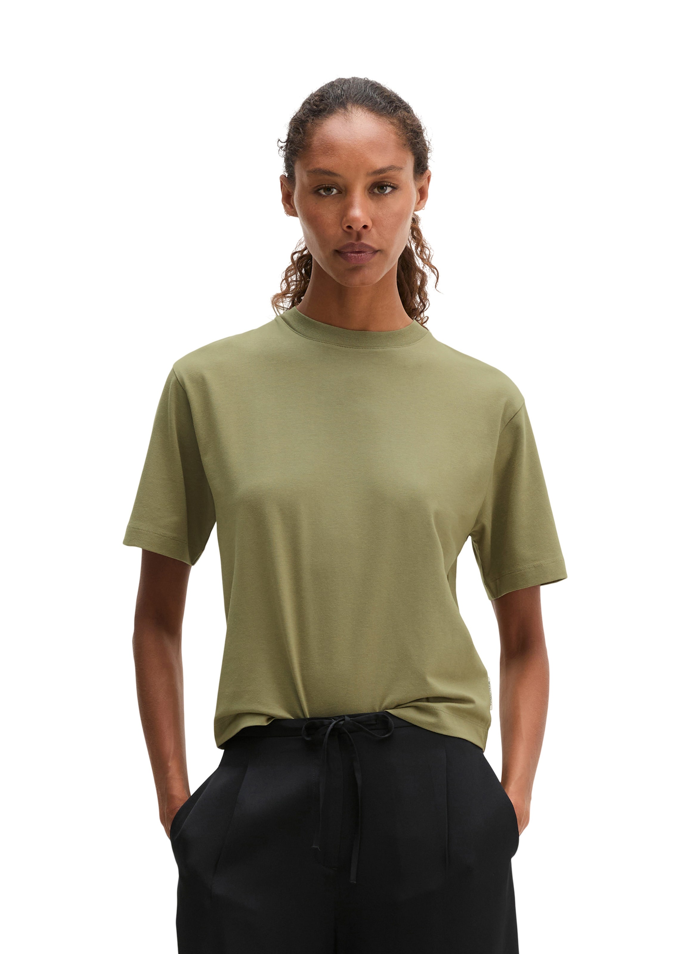 Marc O'Polo Shirt in Groen: voorkant