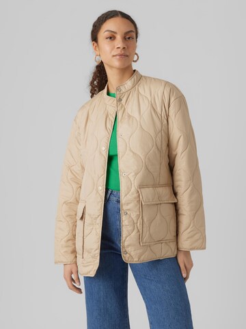 Veste mi-saison 'FELICITY' VERO MODA en beige : devant