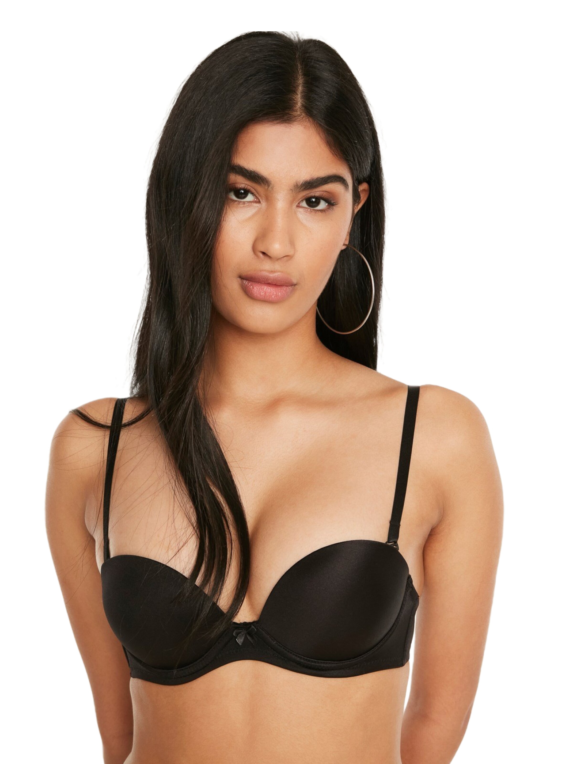 Invisible Soutien-gorge C&City en noir : devant