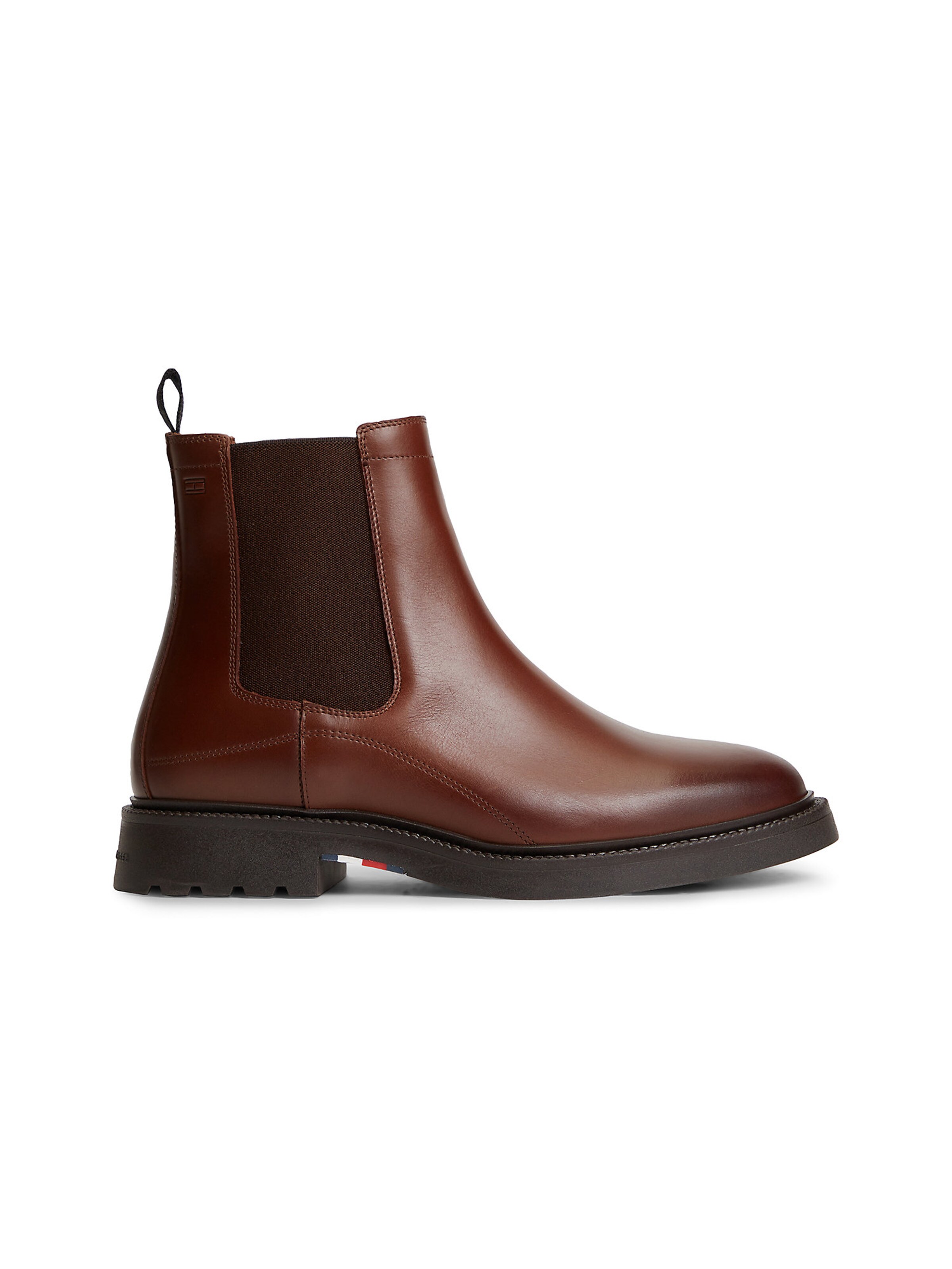 TOMMY HILFIGER Chelsea Boots in Braun