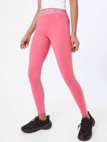 Calvin Klein Performance Sporthose in Pink: front
