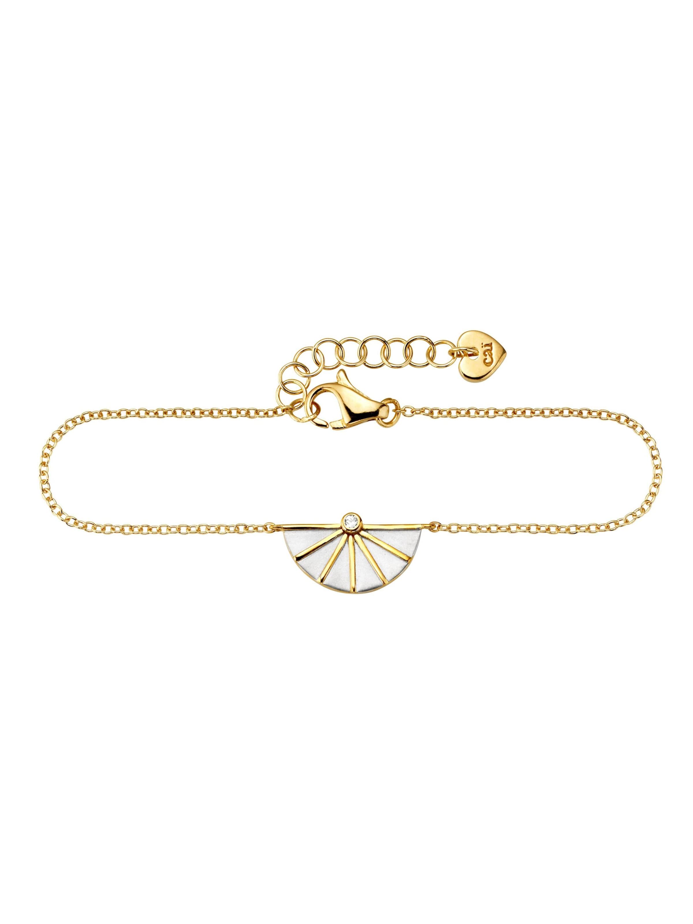 caï Armband in Gelb: Vorderseite