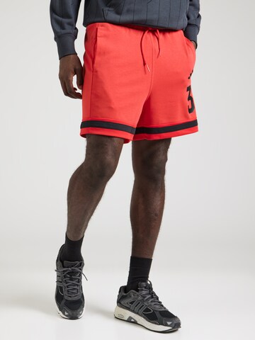 ADIDAS SPORTSWEAR regular Παντελόνι φόρμας σε κόκκινο: μπροστά
