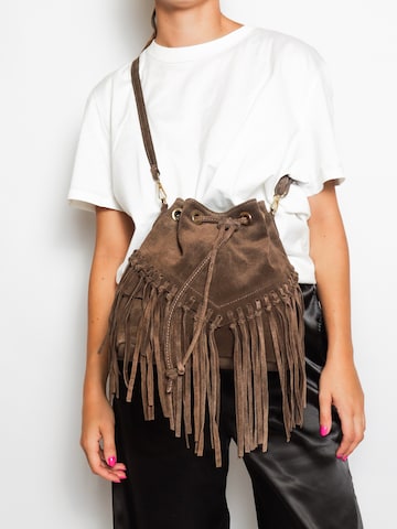 Gave Lux Pouch in Brown: front