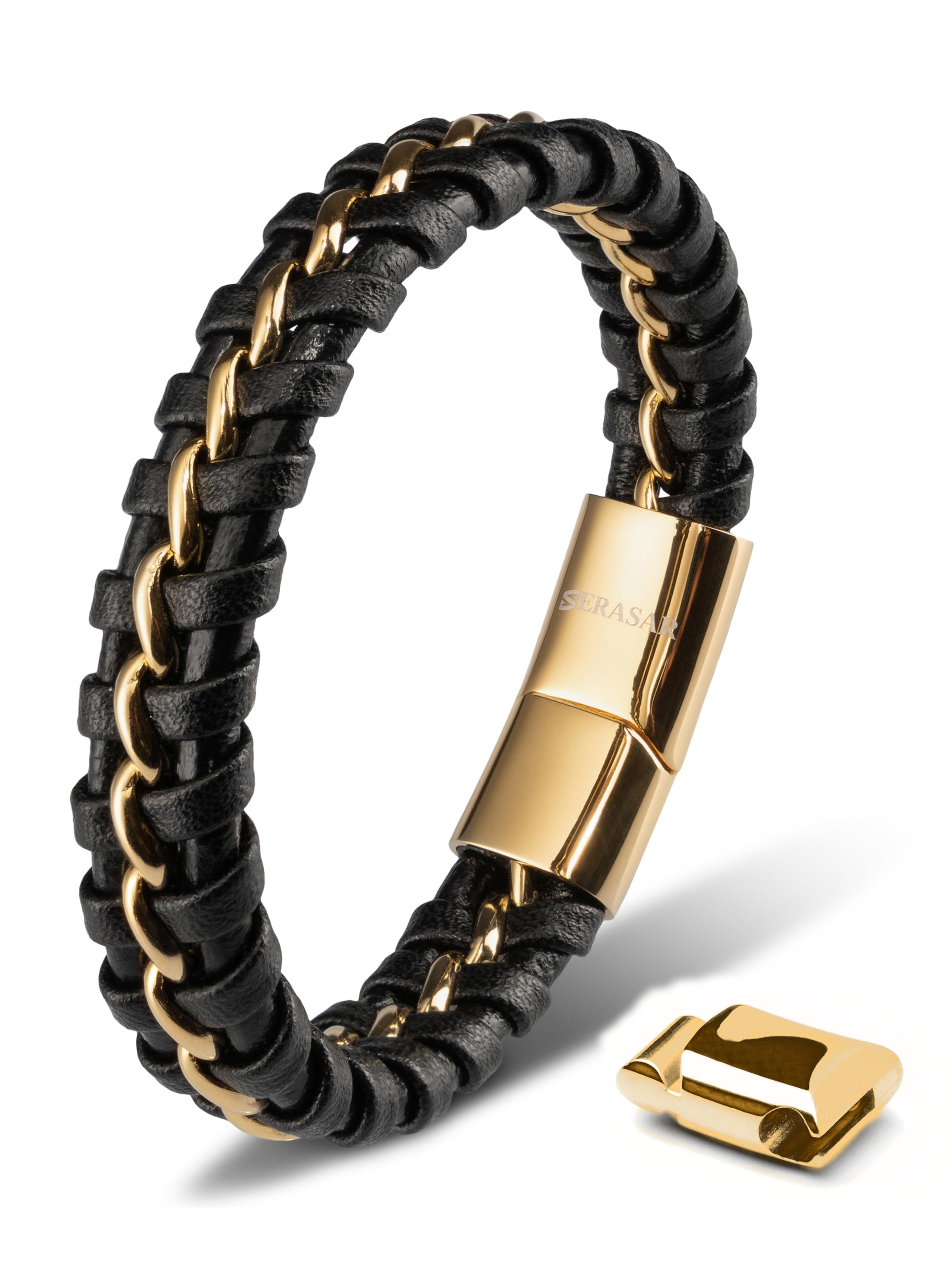 SERASAR Bracelet 'Joy' in Gold: front