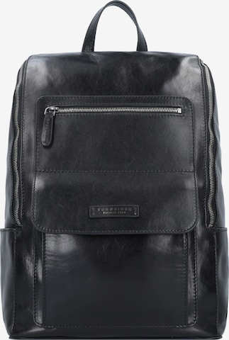 The Bridge Backpack 'Alberto' in Black: front