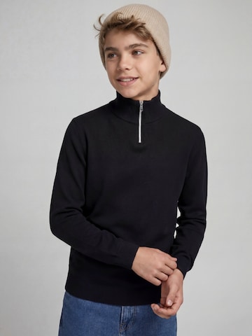 Pullover 'JREBCALLUM' di JJ Rebel in nero: frontale