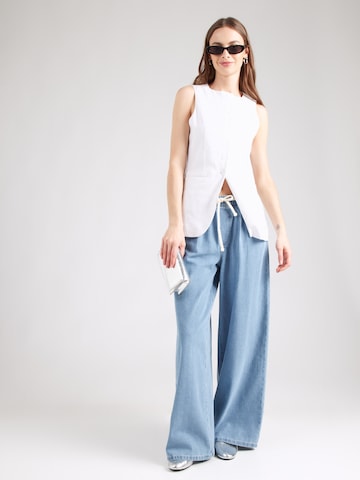 Wide Leg Jean à pince 'VMVALERIA' VERO MODA en bleu