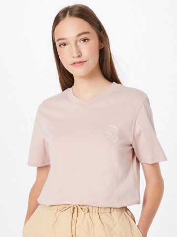 recolution Shirt 'ALOCASIA #MIND' in Pink: front