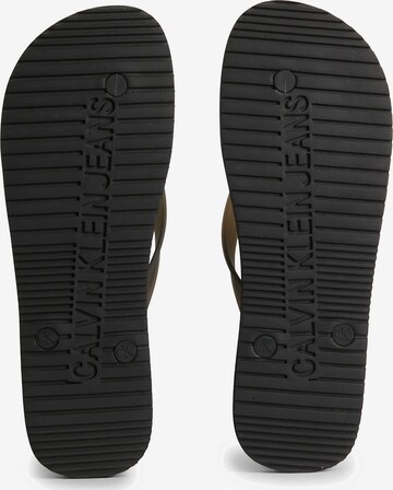 Calvin Klein Jeans T-Bar Sandals in Black