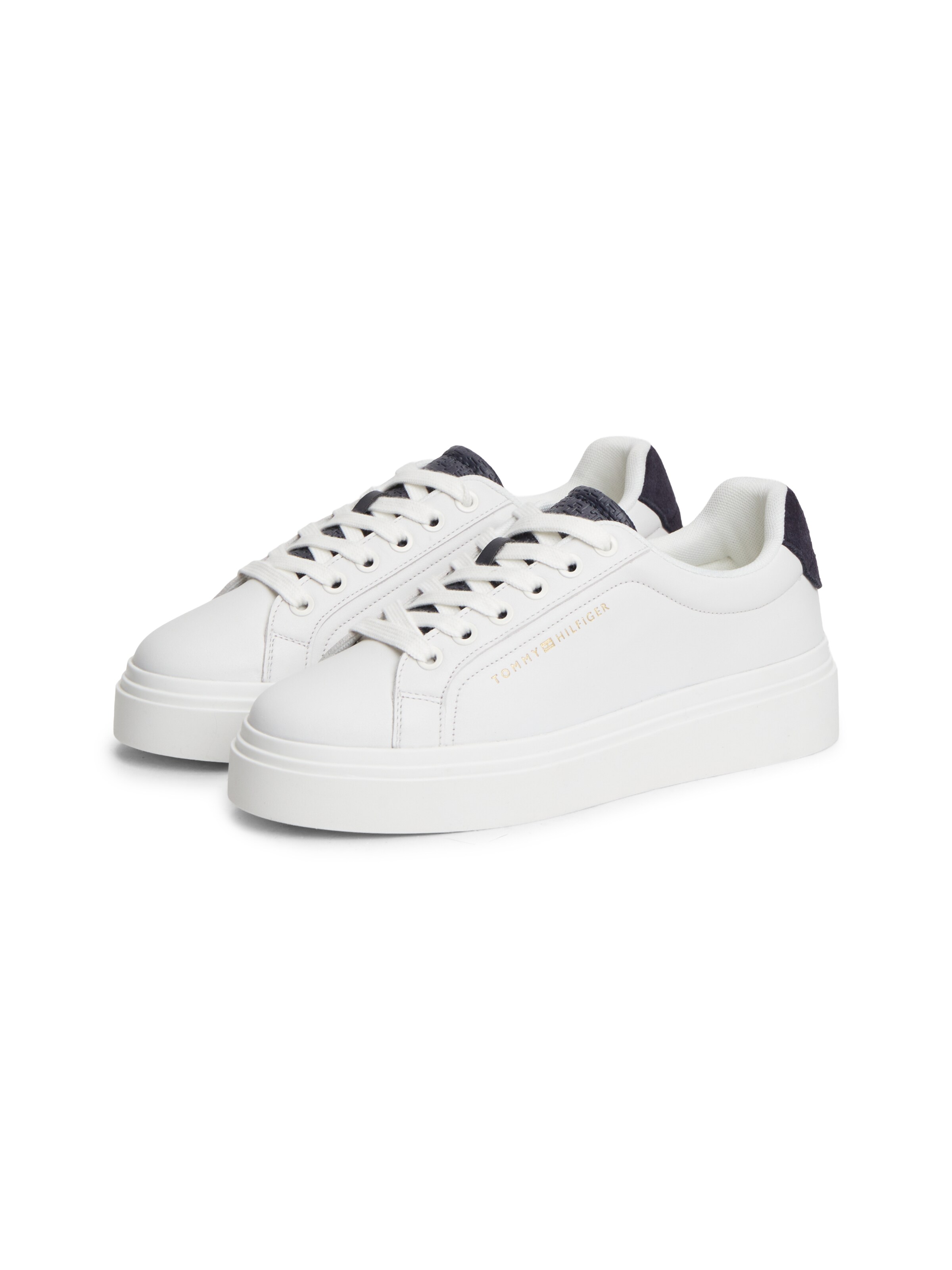 Sneaker low de la TOMMY HILFIGER pe alb