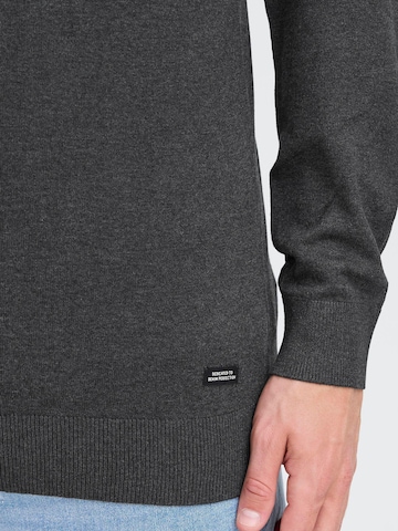 Pull-over 'BHWebex' BLEND en gris