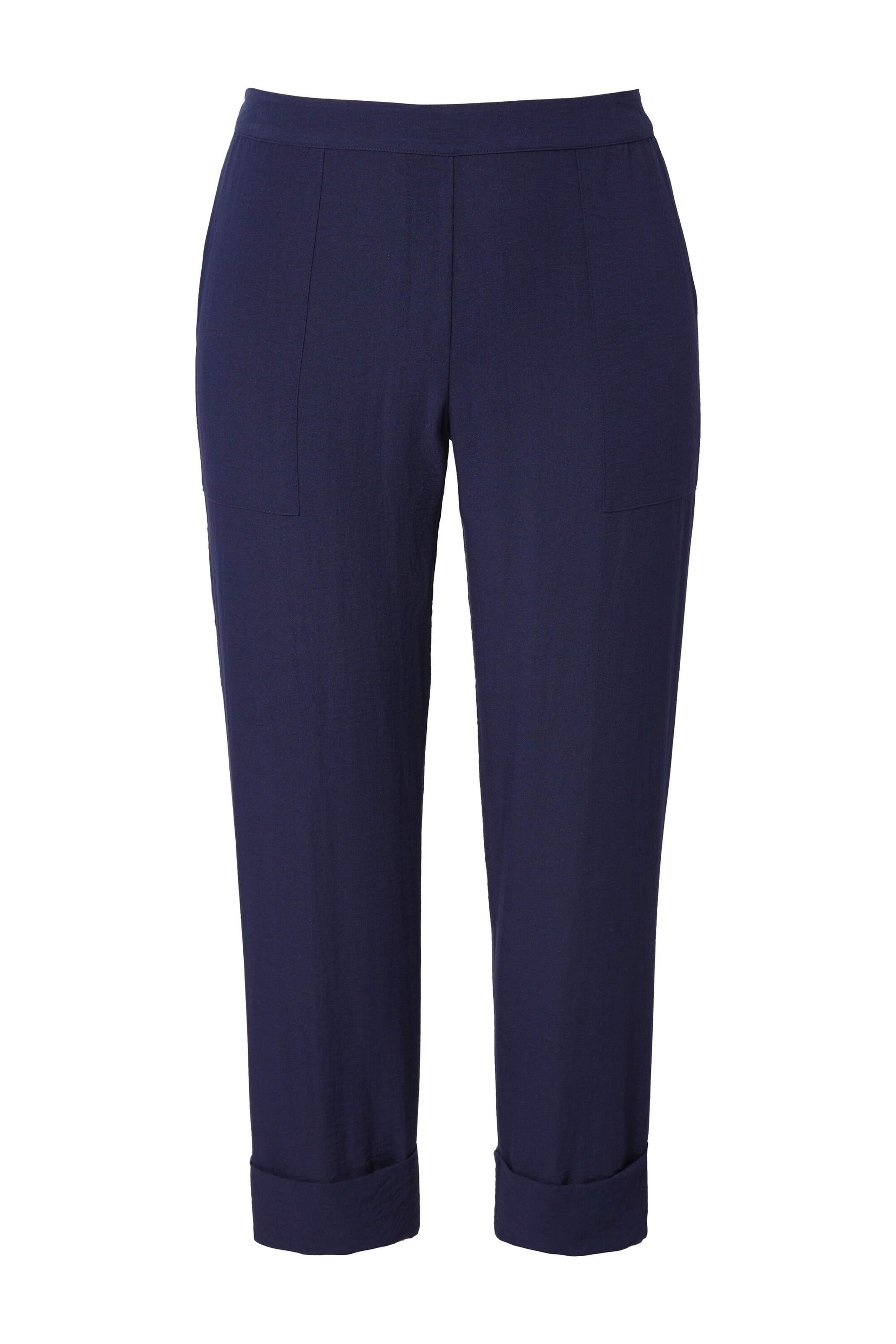 Ulla Popken Regular Hose in Blau: Vorderseite