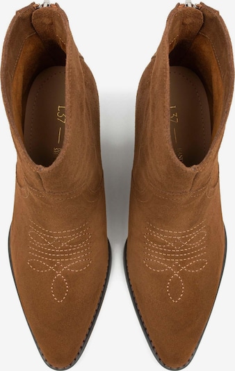 L37 HANDMADE SHOES Kotníkové boty ve velikosti 35 - velbloudí, Produkt