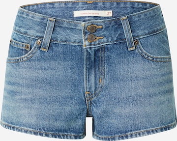 mėlyna LEVI'S ® Laisvas Džinsai 'Superlow Short': priekis