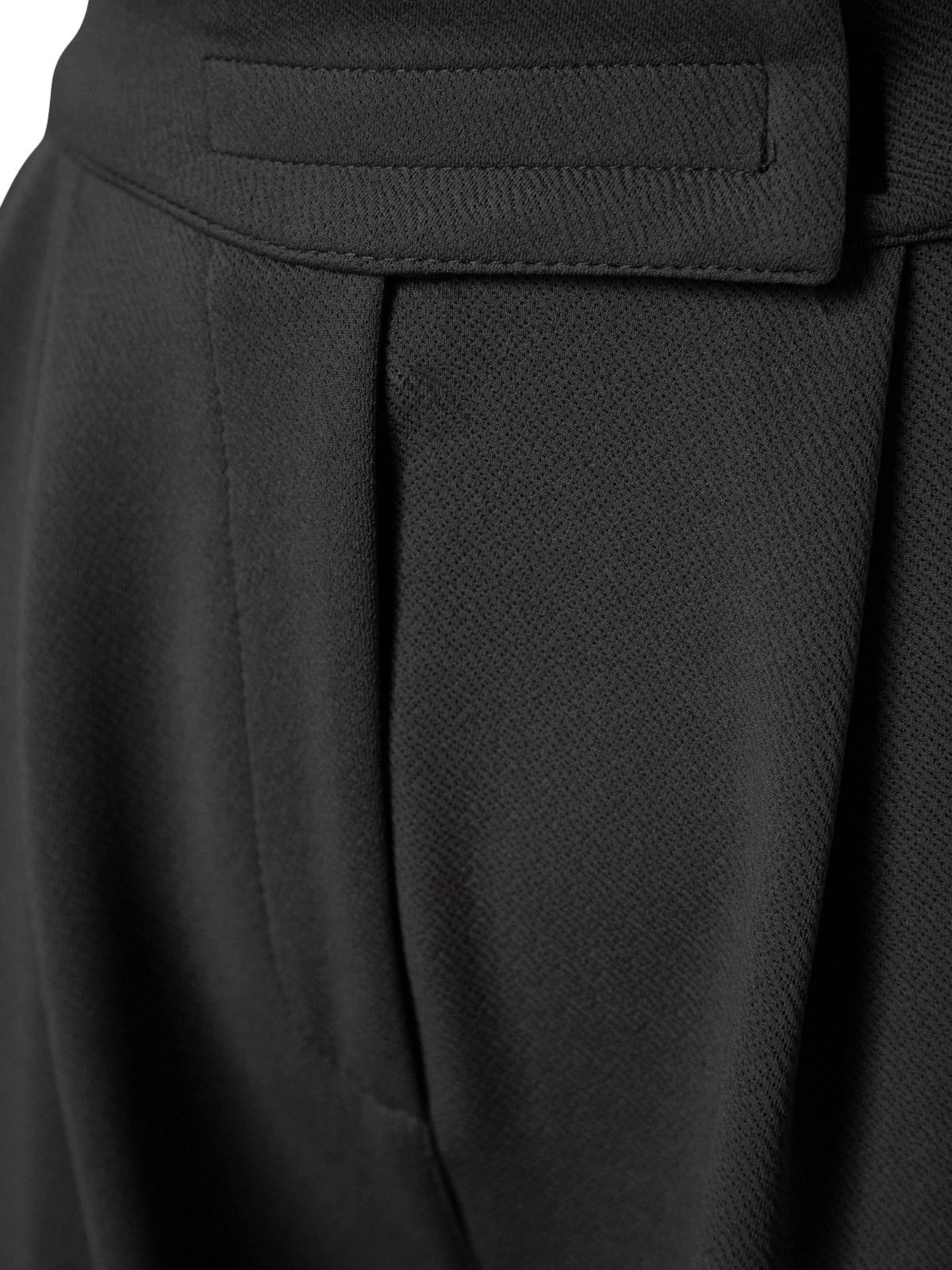 Trendyol Zvonové kalhoty Kalhoty se sklady v pase – šedá