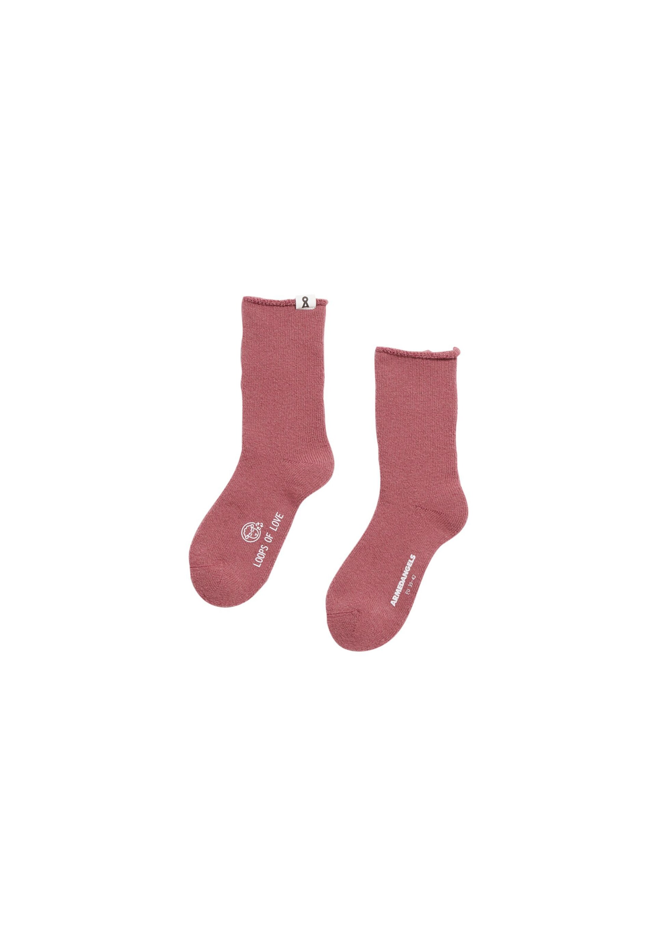 ARMEDANGELS Socks in Red: front