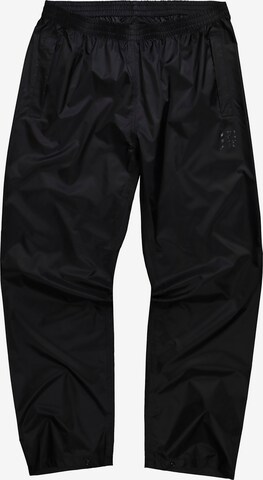 JAY-PI Tapered Athletic Pants in Black: front