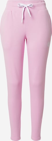 BIDI BADU Slim fit Workout Pants 'Ayanda' in Pink: front