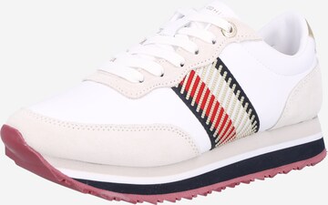 TOMMY HILFIGER Sneakers laag 'CORPORATE' in Wit: voorkant