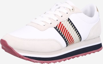 TOMMY HILFIGER Sneaker 'CORPORATE' in Weiß: predná strana