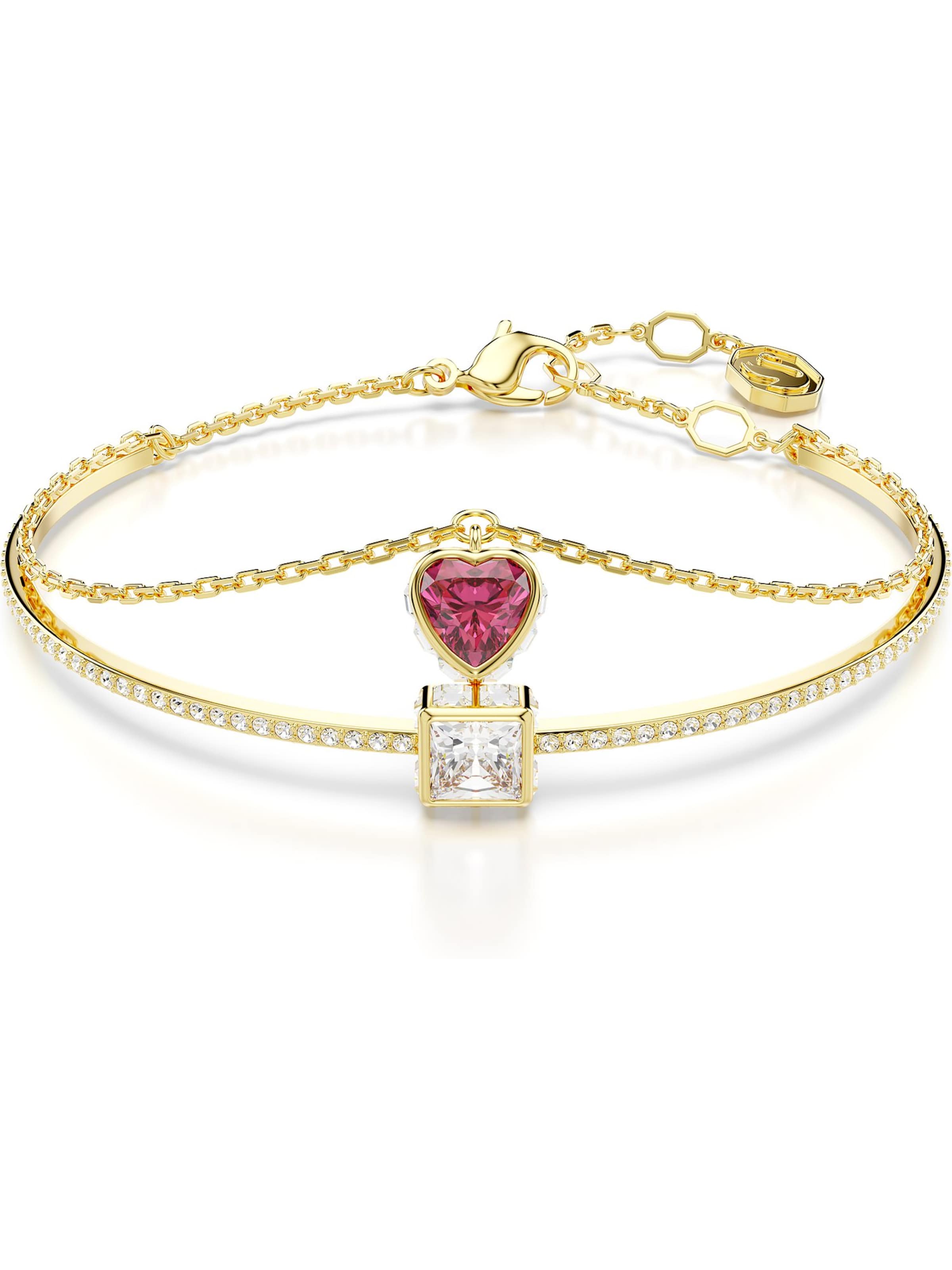 Swarovski Armband in Gold: Vorderseite