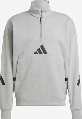 ADIDAS SPORTSWEAR Športna majica 'Z.N.E.' | siva barva: sprednja stran