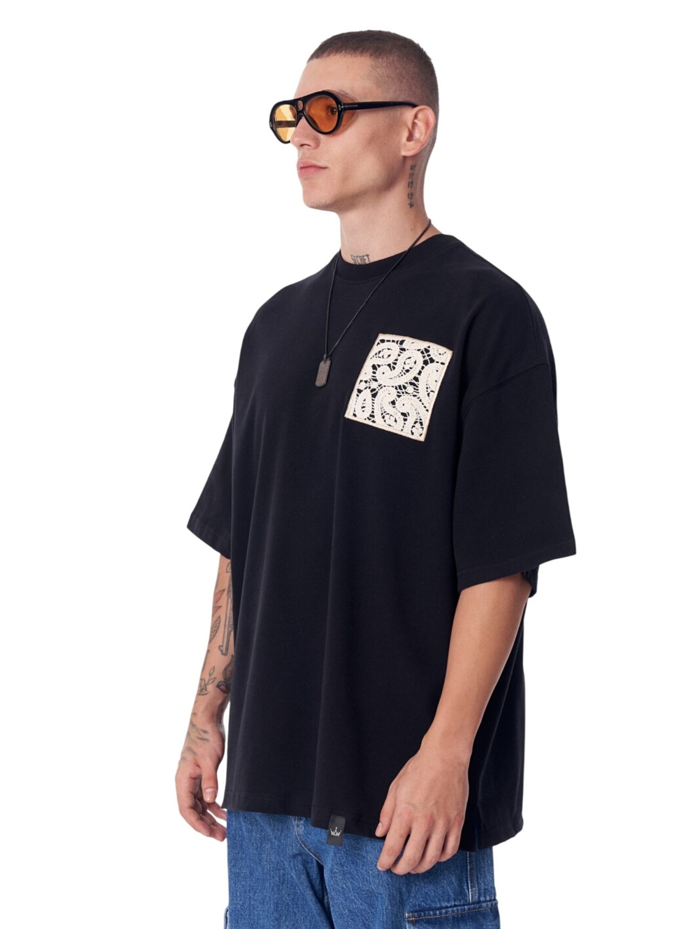 MARTIN VALEN Shirt in Zwart