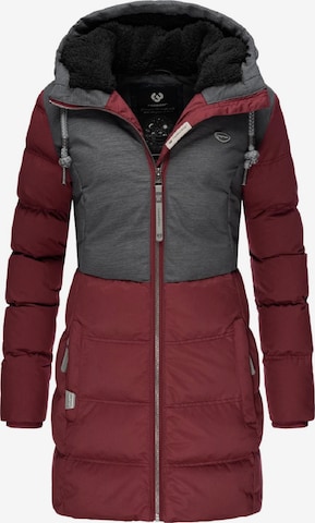 Ragwear Winter Coat 'Ashani' in Red: front