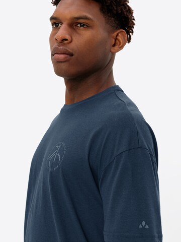VAUDE Functioneel shirt 'Cyclist' in Blauw