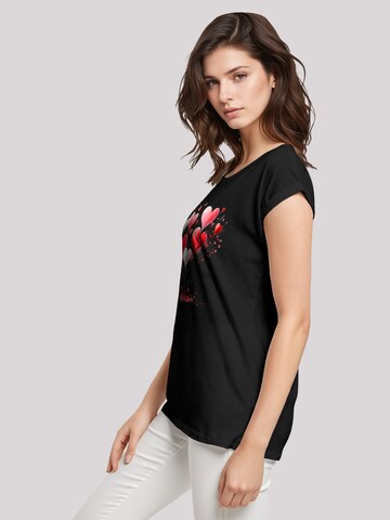 F4NT4STIC Shirt 'Herzbaum Be Mine!' in Black