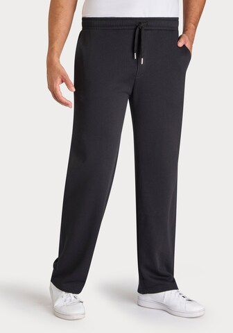JOHN DEVIN Regular Trousers in Black