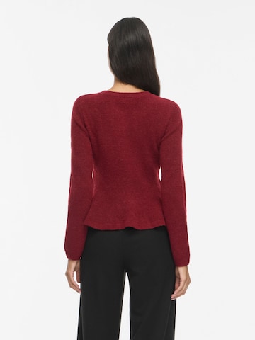 VILA Strickjacke 'VILuna' in Rot