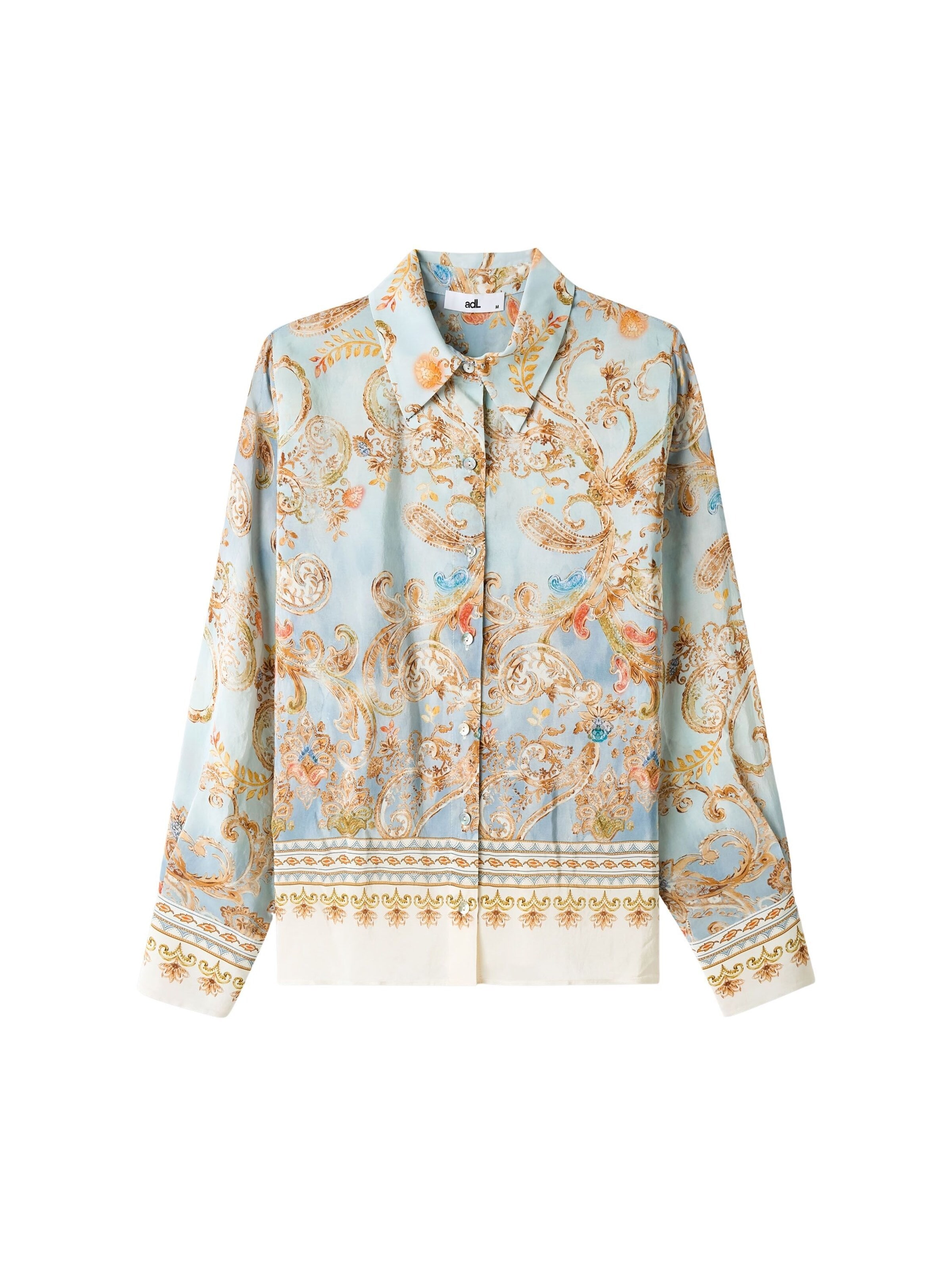 adl Blouse in Blauw: voorkant