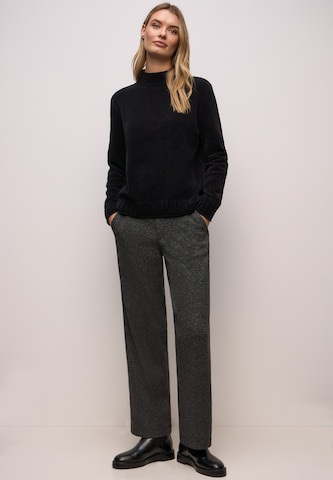 STREET ONE Sweater 'Chenille' in Black