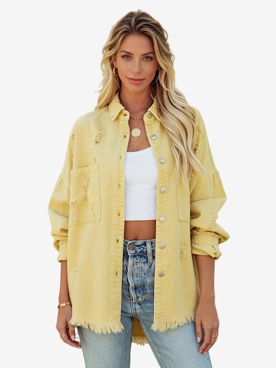 Yesfashion Übergangsjacke in S in zitronengelb, Produktansicht