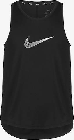 NIKE Sporttop 'Trophy' in Zwart: voorkant