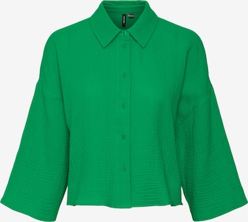 VERO MODA Blouse 'NATALI' in Groen: voorkant