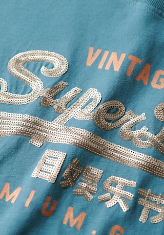 T-shirt Superdry en bleu