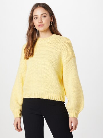 Aware Sweater in Yellow: front