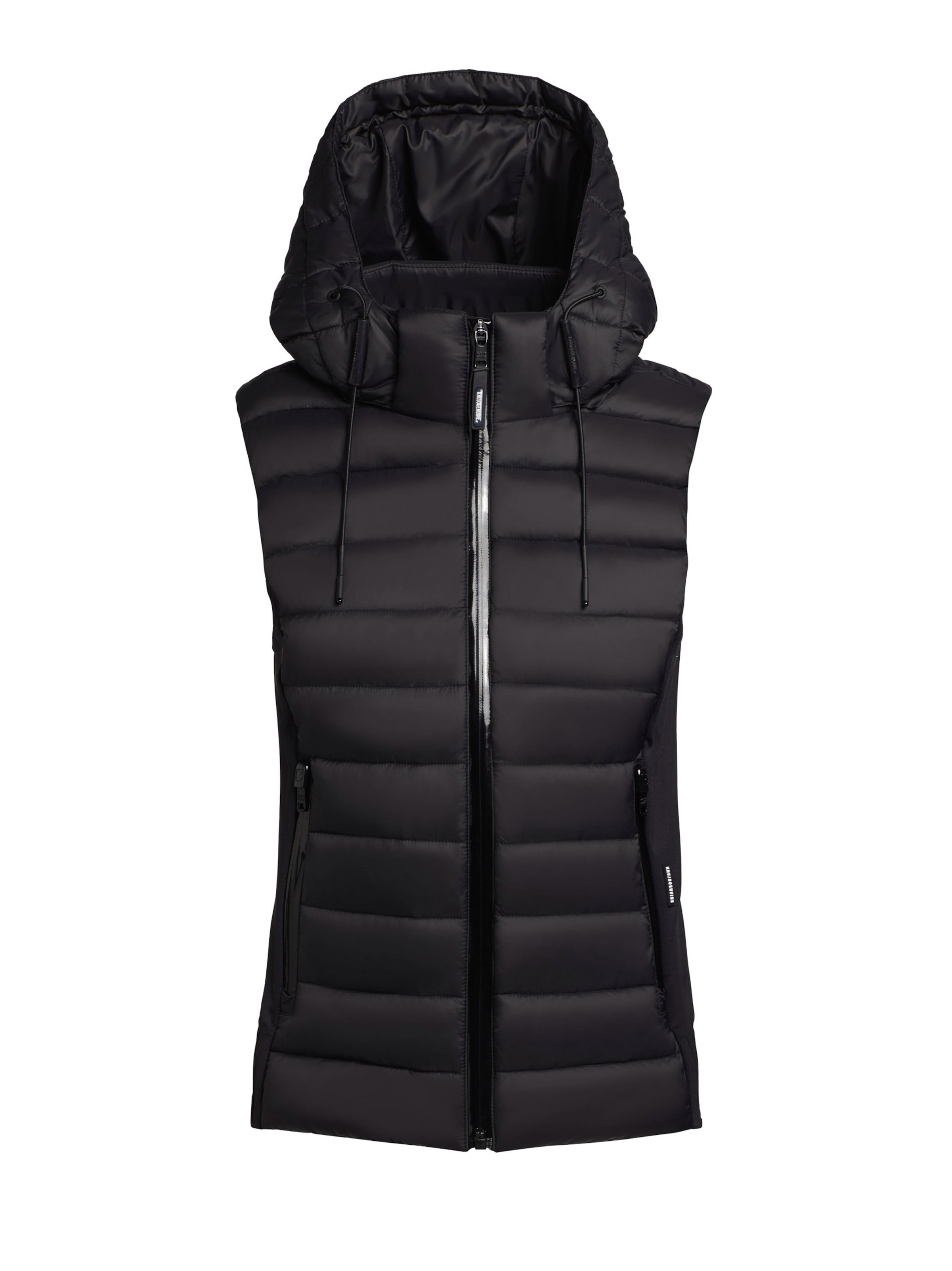 khujo Vest 'Fabia2' in Black: front