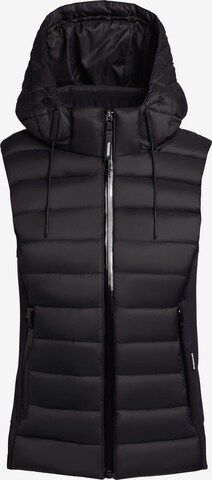 khujo Vest 'Fabia2' i sort: forside