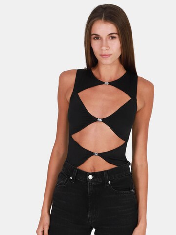 OW Collection Top 'CHIARA' in Black: front